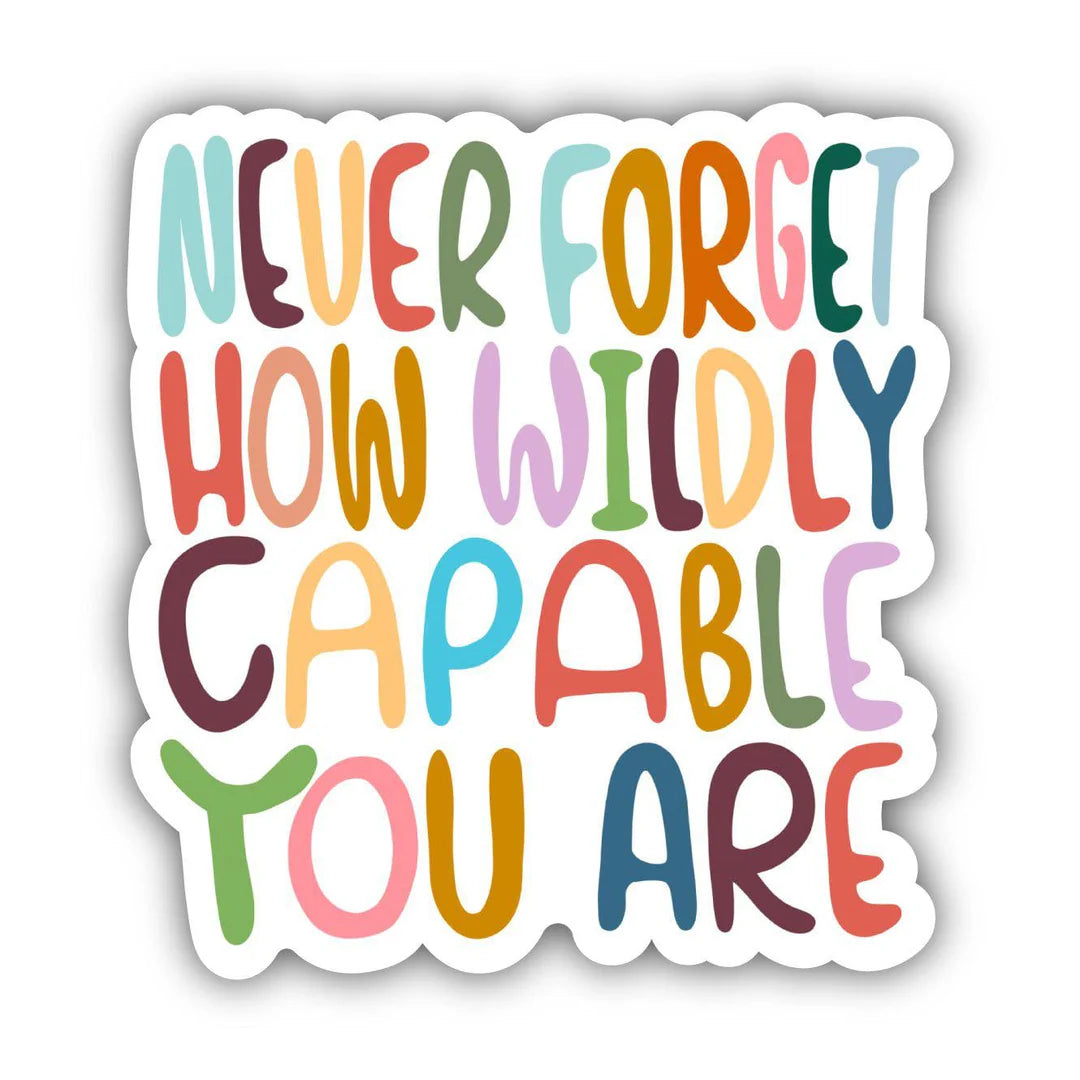 Positive Sticker quotes by Butterfly's Fly Sticker co